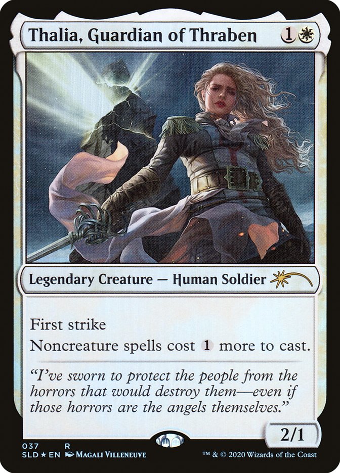 スレイベンの守護者、サリア／Thalia, Guardian of Thraben - MTG